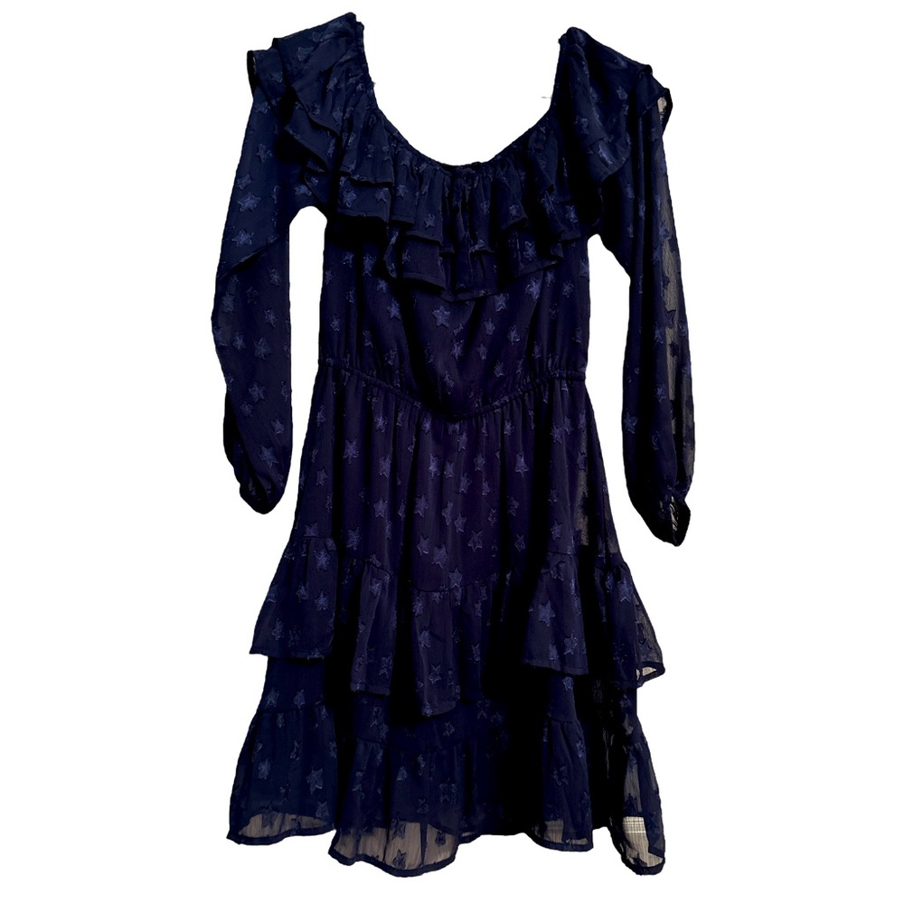 Merci Star Chiffon Dress- Size Small NWT